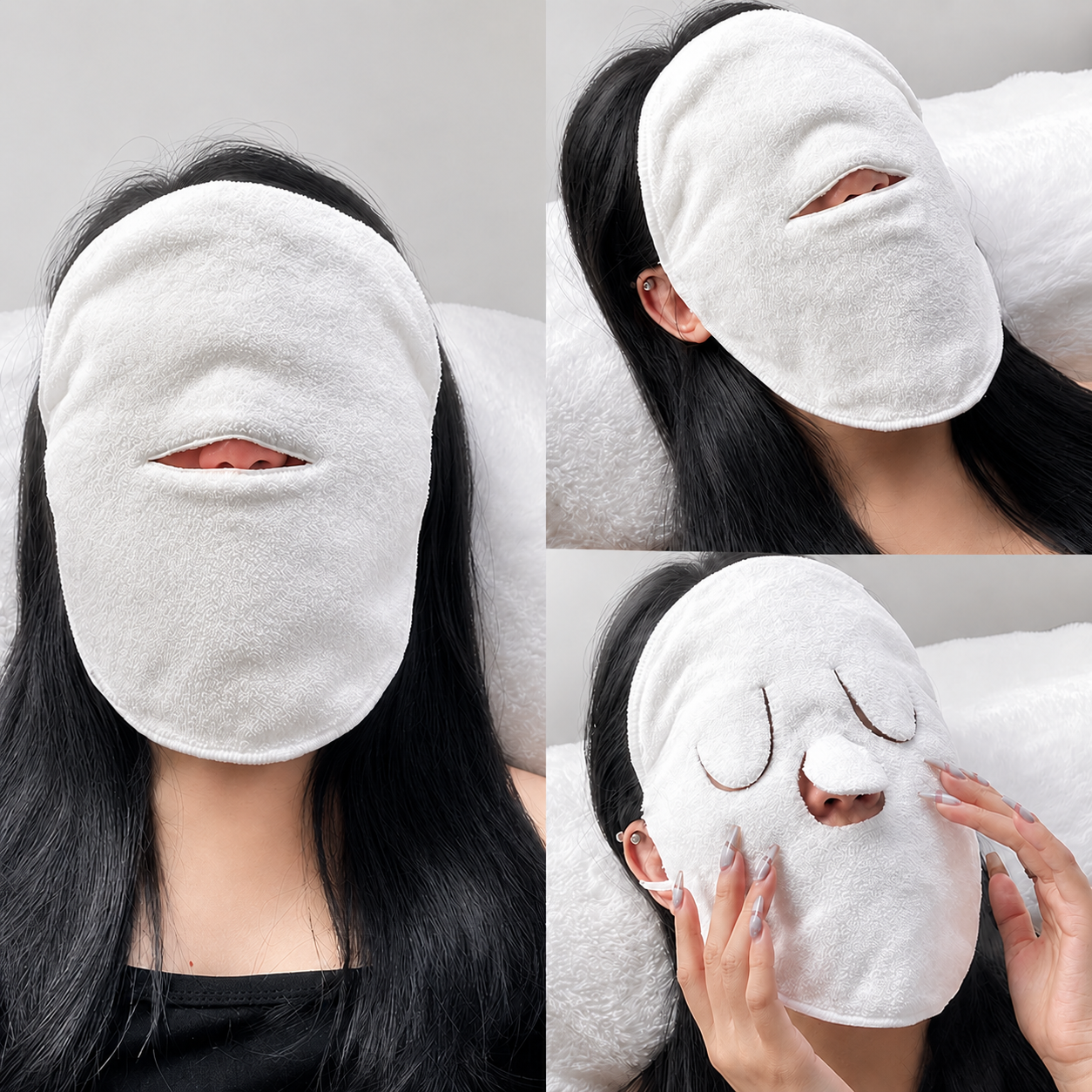 Reusable Hot Compress Facial Mask Towel